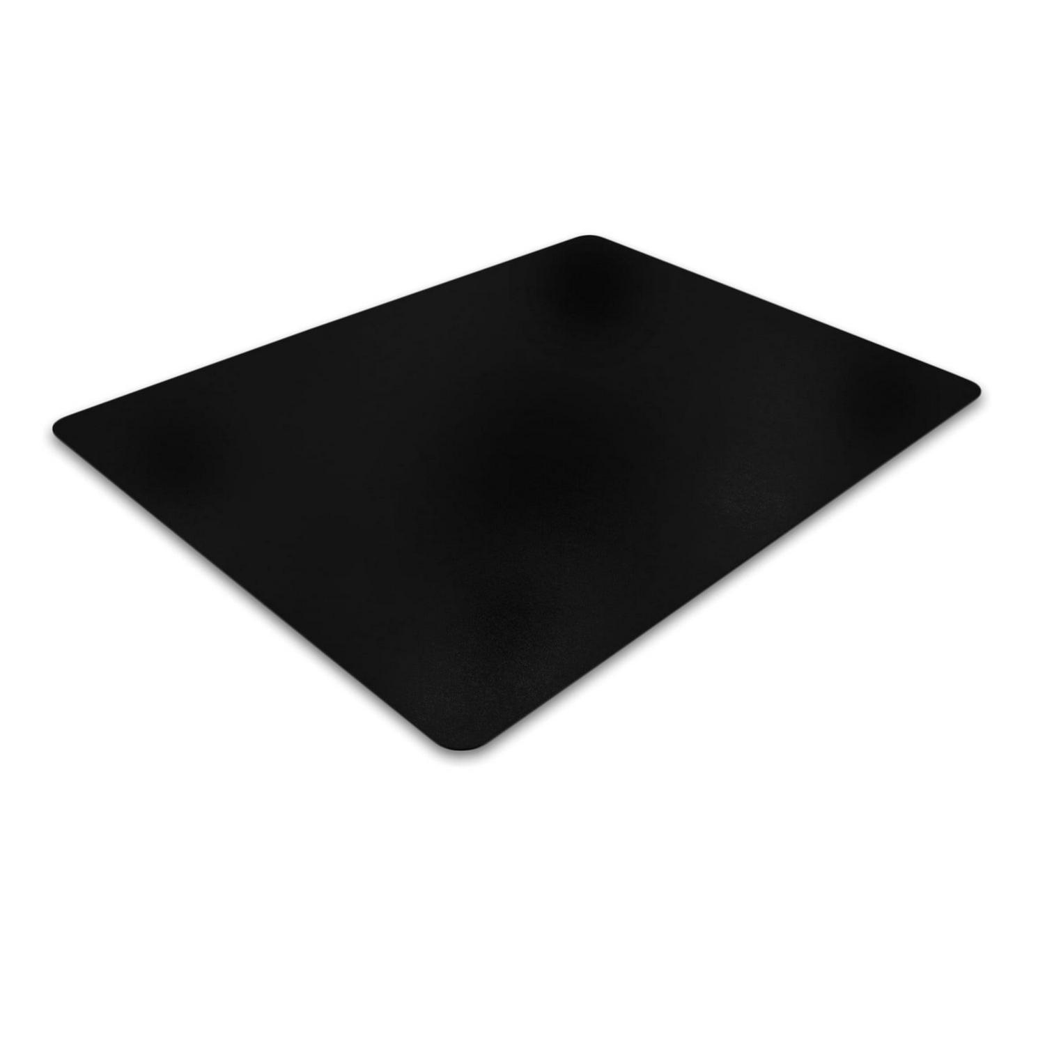 Advantagemat® Black Vinyl Rectangular Chair Mat for Hard Floor - 48" x 60" - Image 8