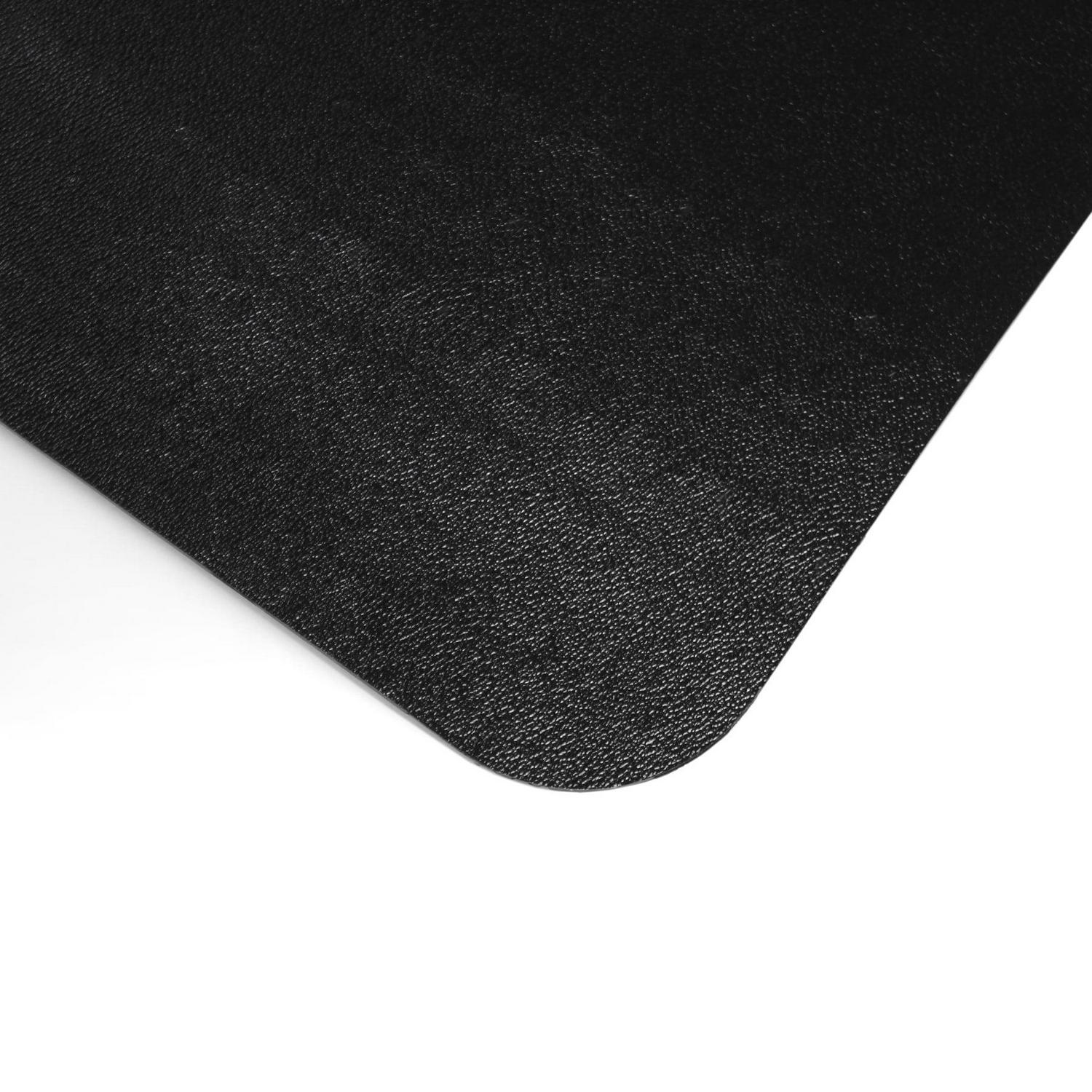 Advantagemat® Black Vinyl Rectangular Chair Mat for Hard Floor - 48" x 60" - Image 10