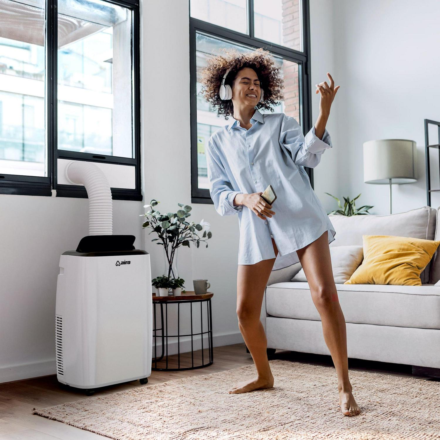 Airo Portable Air Conditioner 12000 BTU (8000 BTU DOE), Standing AC Unit with DIY Window Kit - Image 2