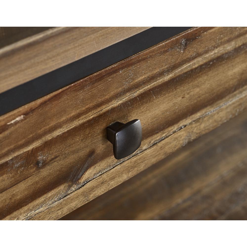 Alaterre Furniture Claremont 43"L Rustic Solid Acacia Wood Console Table with Two Drawers and Low Shelf - Image 19