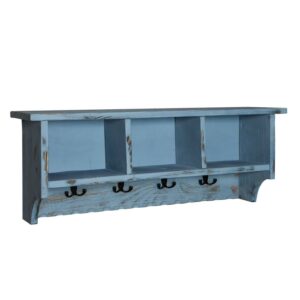 Alaterre Country Cottage Coat Hooks with Storage Cubbies