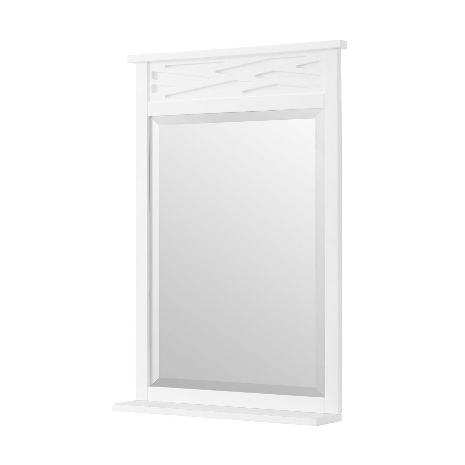 Alaterre Coventry 24" x 35" Bath Mirror, White - Image 3