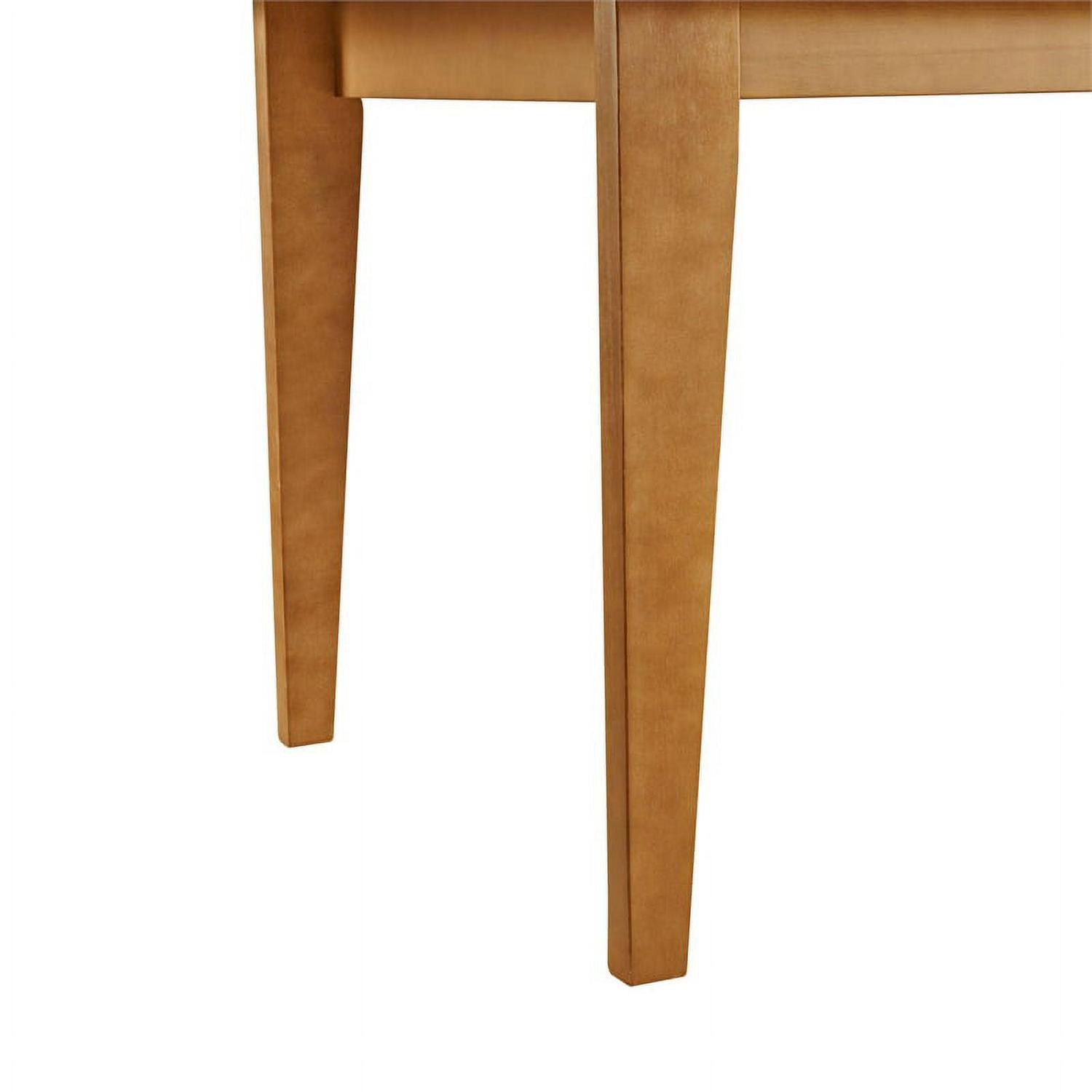 Barton Natural Eucalyptus Wood Outdoor Dining Table - Image 7