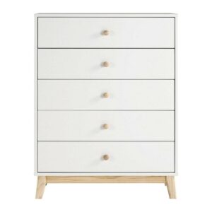 Alaterre Furniture MOD 35" W 5-Drawer Chest, White