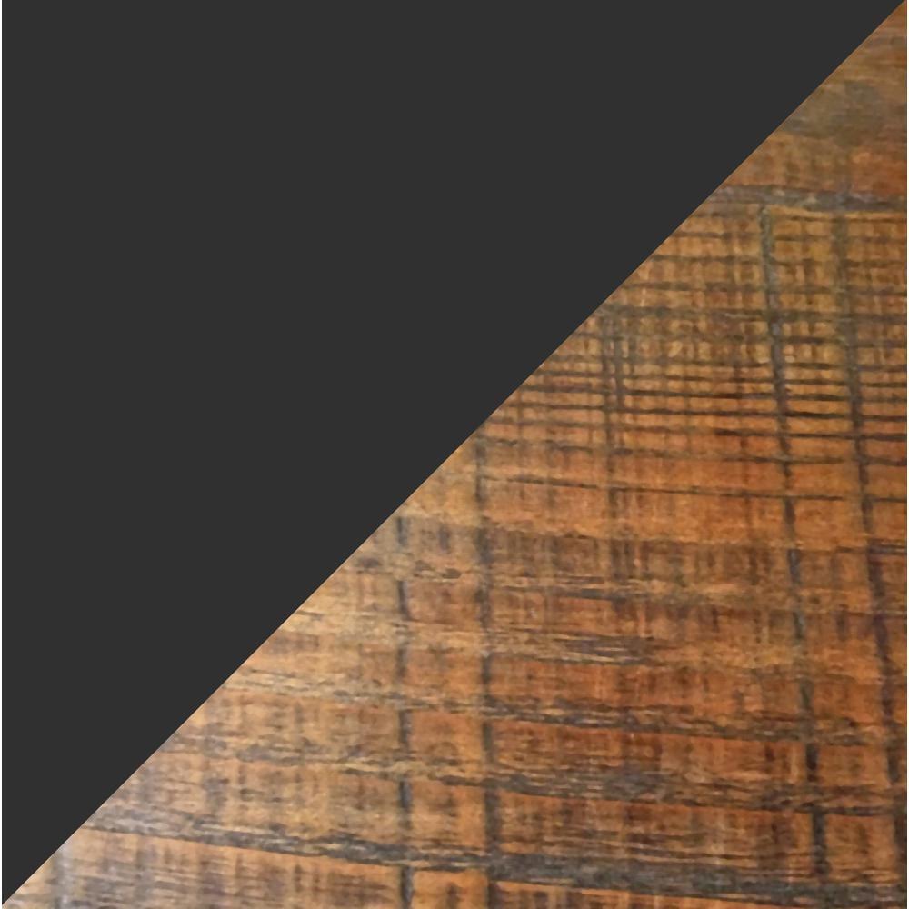 Alaterre Furniture Pomona 32 in. Compact Writing Desk with Solid Wood Top and Metal Frame – Rustic Industrial Style Small Home Office Desk, Natural - Image 2