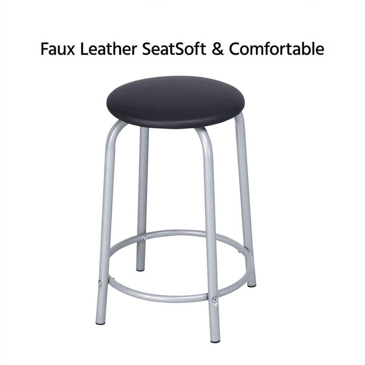 Alden Design 50'' Adjustable Steel Drafting Table with Stool, Black - Image 11