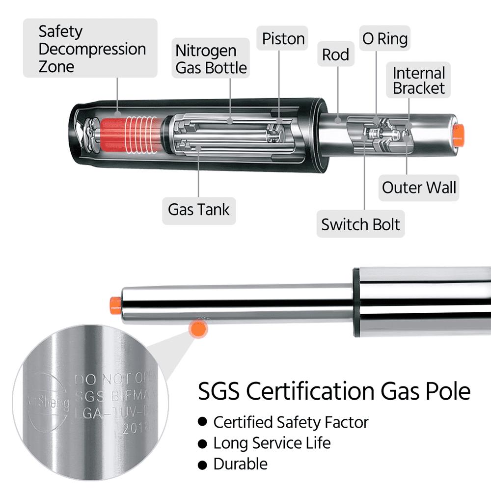 Alden Design Adjustable Mid-back Faux Leather Counter-Height Bar Stool for Kitchen Counter, Set of 2, Retro Brown - Image 8