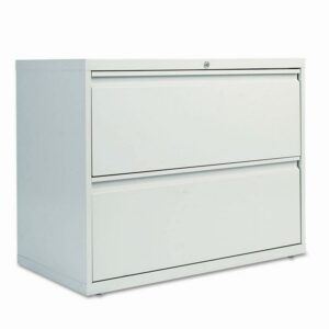 Alera 2 Drawers Lateral Lockable Filing Cabinet, Gray