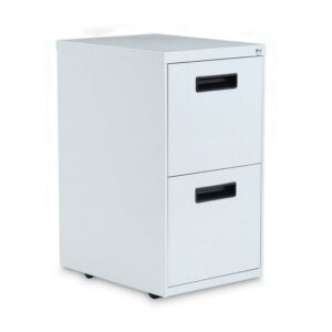 Alera 2 Drawers Vertical Lockable Filing Cabinet, Gray