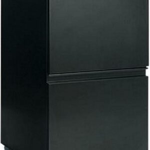 Alera 2 Drawers Vertical Lockable Filing Cabinet, Black