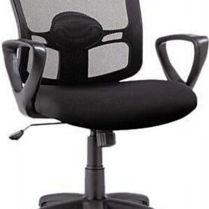 Alera Alera Etros Series Mesh Mid-Back Swivel/Tilt Office Chair, Black