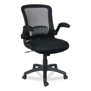Alera EB-E Series Swivel/Tilt Mid-Back Mesh Chair, Supports Up to 275 lb, Black
