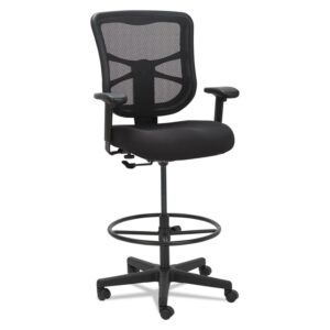 Alera Alera Elusion Series Mesh Stool, Black