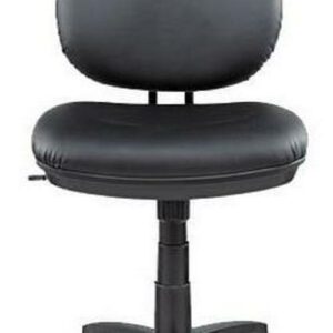Alera Interval Series Swivel/Tilt Task Chair, Bonded Leather Seat/Back, up to 275 lb, Black