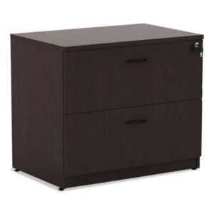 Alera Valencia Series Two Drawer Lateral File 34w x 22 3/4d x 29 1/2h Mahogany VA513622MY