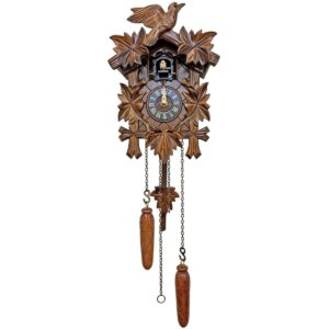 9.5" Engstler Full Size Battery-Operated Cuckoo Wall Clock