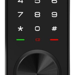 Alfred DB1 Smart Deadbolt Lock With Key - Black