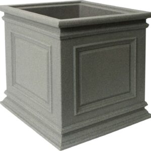 Algreen Products 88805 20 x 20 in. Covington Self Watering Planter - Taupestone