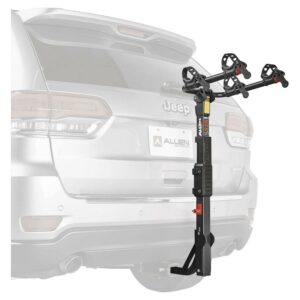 Allen Sports Premier 2-Bicycle Hitch Mounted Bike Rack Carrier, Model S-525, Black