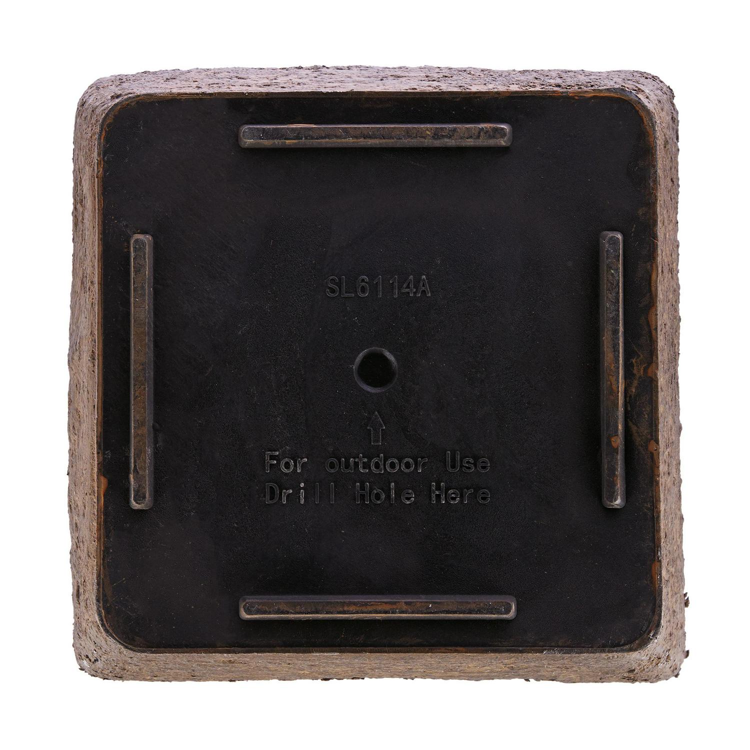 Alpine Corporation 16" x 17" Stone-Look Planters, Brown, Set of 2 - Image 12