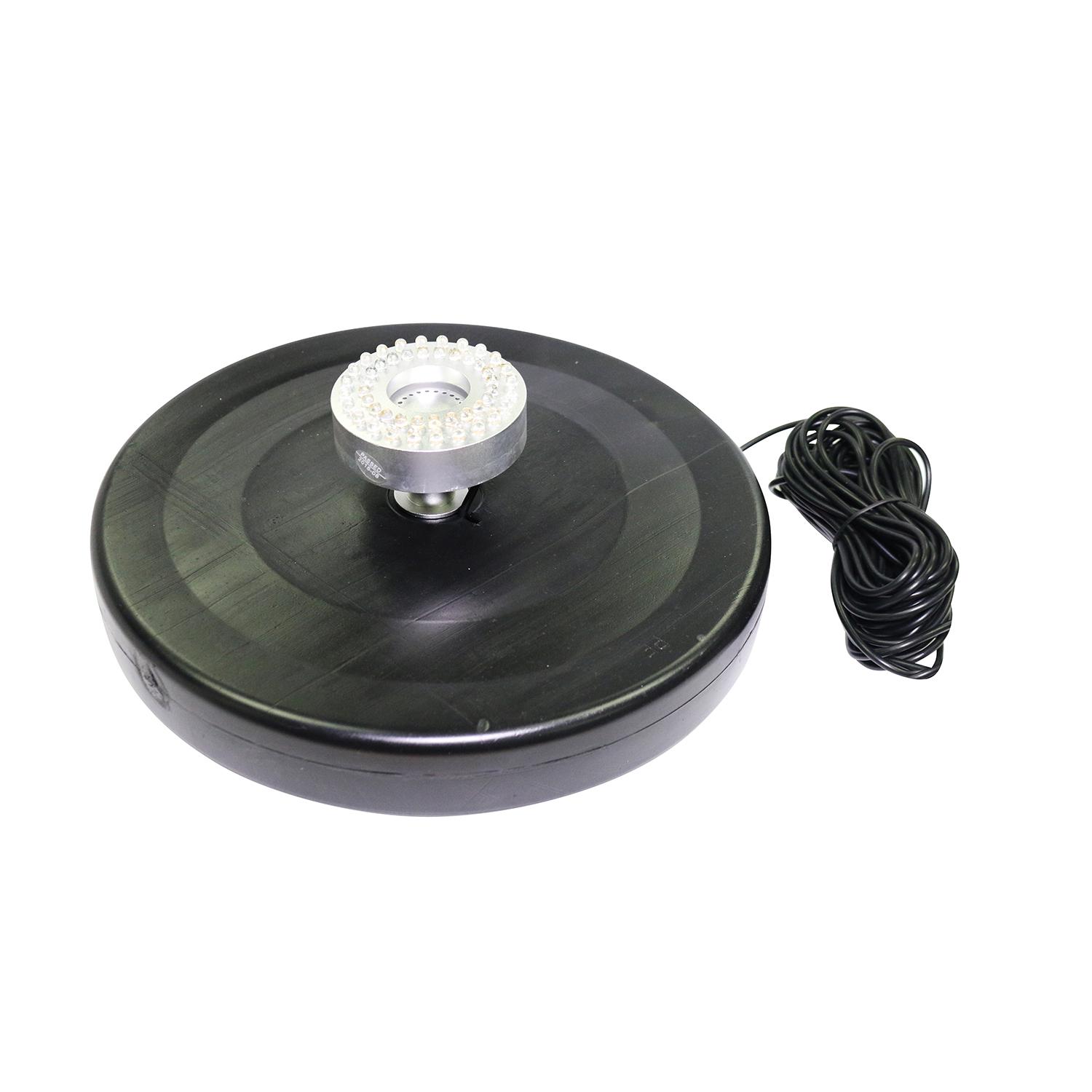 Alpine Corporation FTC102 Floating Spray Fountain with 48 LED Color Changing Lights, 398 GPH Pump, Black - Image 4