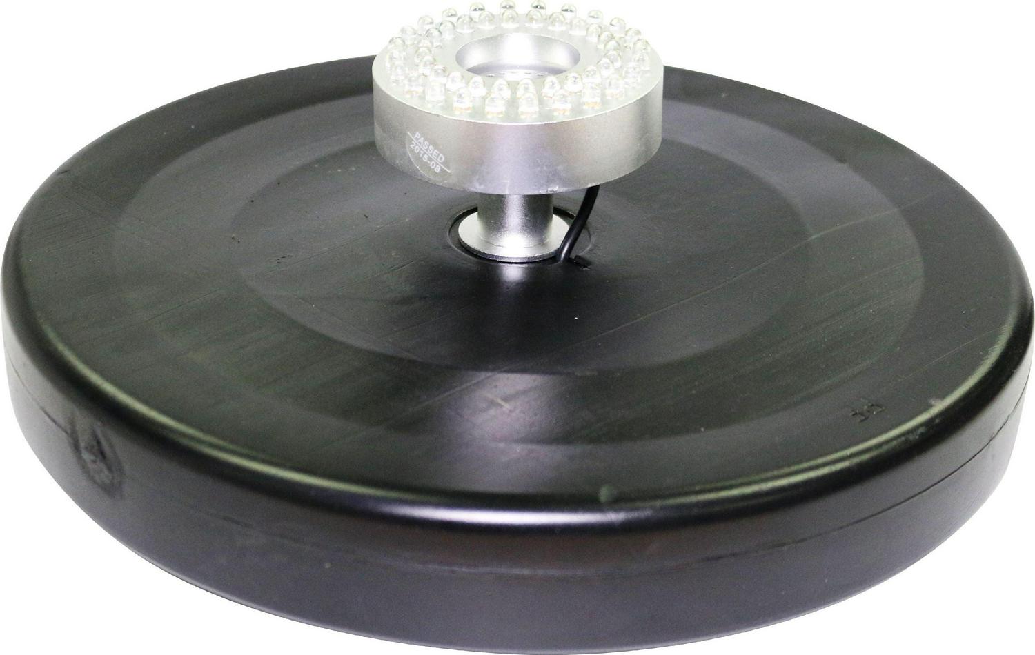 Alpine Corporation FTC102 Floating Spray Fountain with 48 LED Color Changing Lights, 398 GPH Pump, Black - Image 5