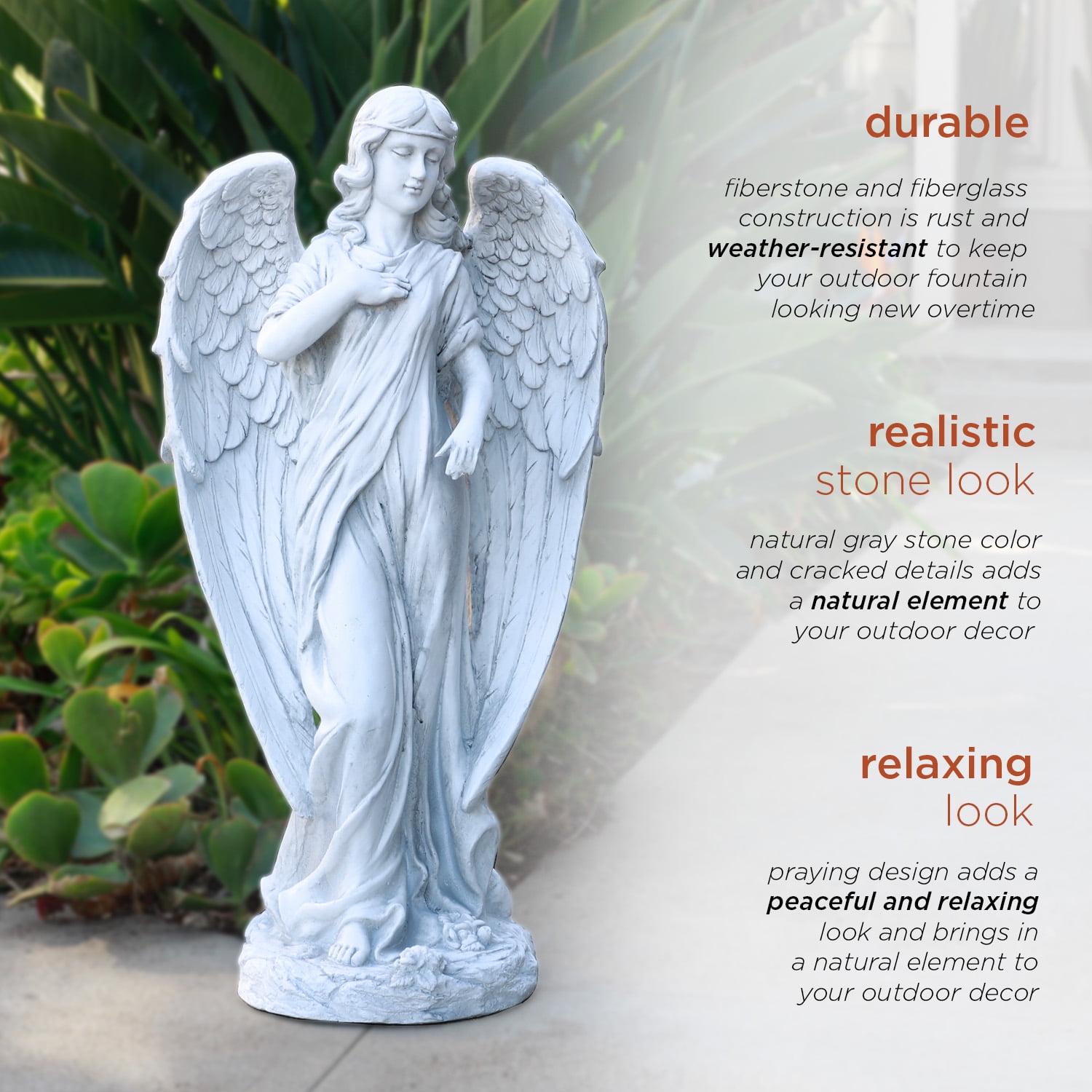 Alpine Corporation Outdoor Angel Statue, 31 inches - Image 7