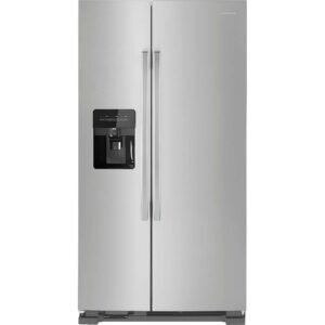 Amana® ASI2575GRS: 36-inch Side-by-Side Refrigerator with Dual Pad External Ice and Water Dispenser