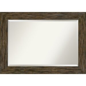 Amanti Art Dsw4094168 31-1/8" X 43-1/8" Rectangular Beveled Wood Framed Wall Mounted