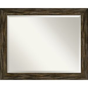 Amanti Art Dsw4094237 26-5/8" X 32-5/8" Rustic Rectangular Beveled Wood Framed Wall