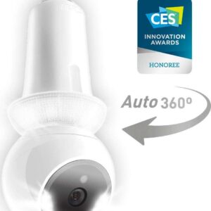 Amaryllo Zeus Wireless Security Camera 1080P Indoor Auto PTZ Home Video Monitoring with Face Recognition, Fire Warning, Night Vision