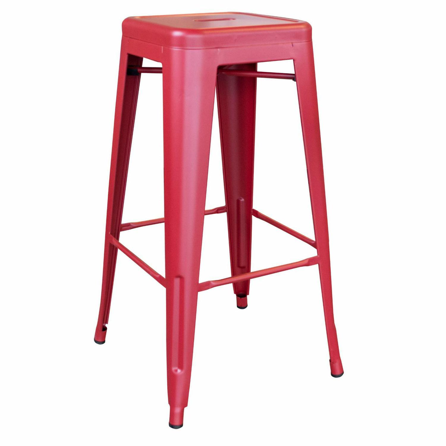 AmeriHome Indoor/Outdoor 30 inch Metal Bar Stool Set - 4 Piece