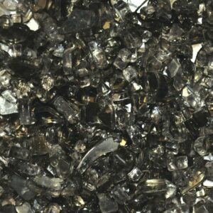 American Fire Glass Premium Fire Glass, 1/2in., Bronze Reflective, 10 Pounds