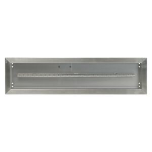 30" x 6" Stainless Steel Linear Drop-In Fire Pit Pan (T-Burner Included)