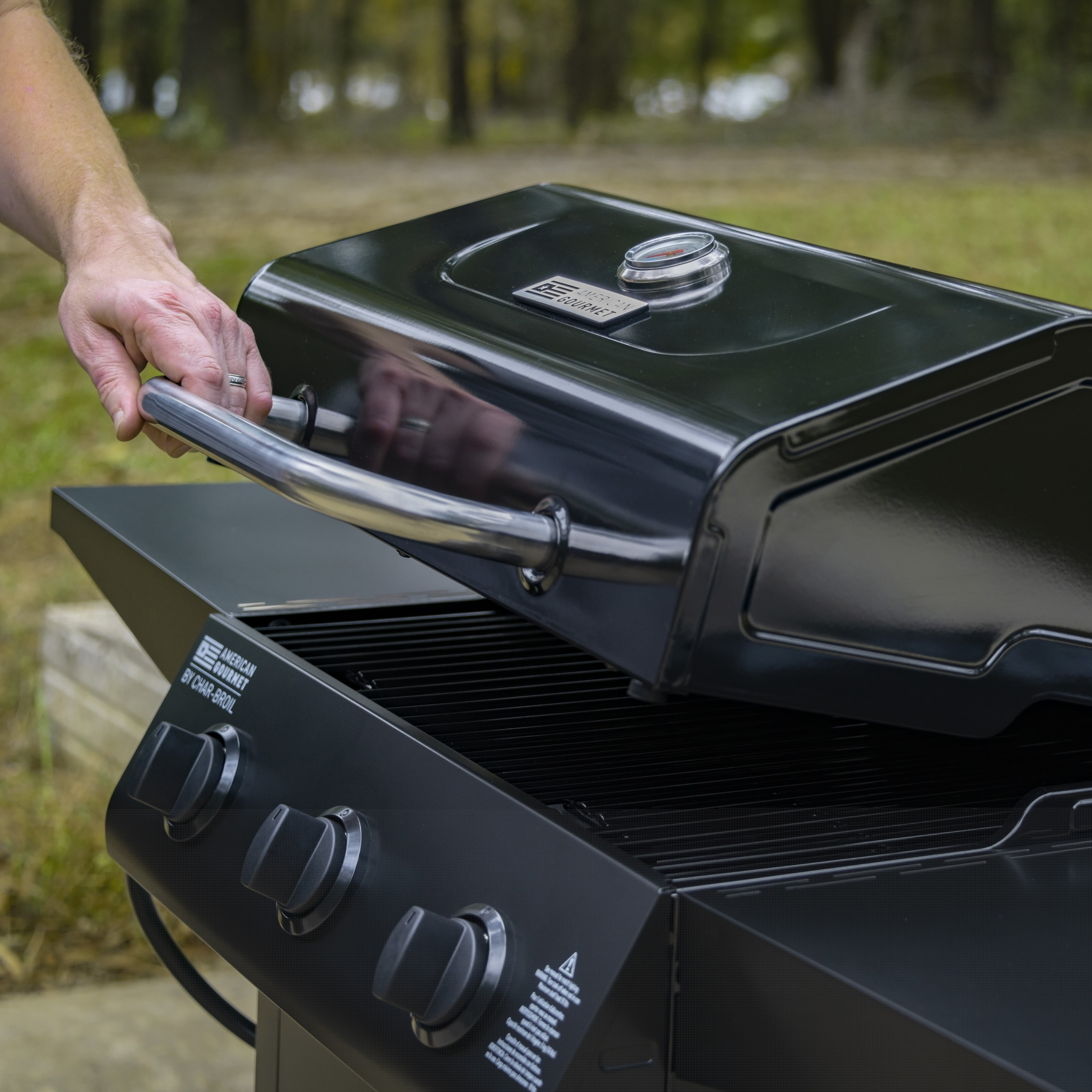 American Gourmet by Char-Broil 3-Burner Cart Liquid Propane (LP) Gas Grill - Image 8