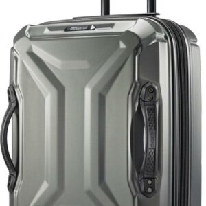 American Tourister Cargo Max 21" Hardside Durable Carry-on Spinner Luggage with Divider Pockets, Olive