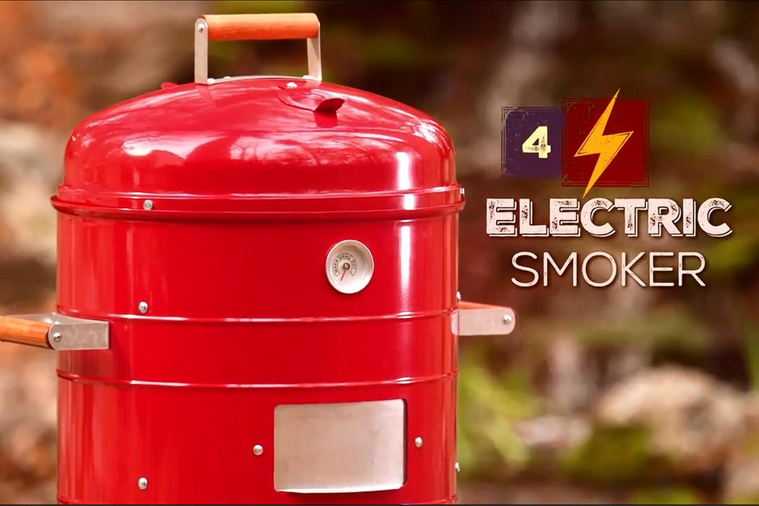 Americana 4-in-1 Electric and Charcoal Water Smoker - Image 16