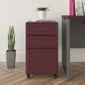 Pursuit Mobile File Cabinet, Cherry