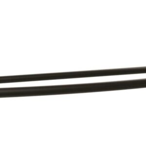 Amerock Arrondi 24 in (610 mm) Double Towel Bar in Matte Black