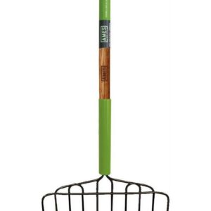 AMES 2827000 Ensilage Fork, Wood Handle, D-Shaped Handle, 30 in L Handle
