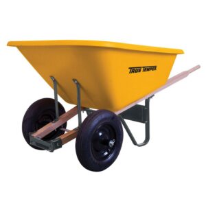 True Temper / Ames - RP810 - Ames 8 Cubic Foot Poly Wheelbarrow With Dual Wheels