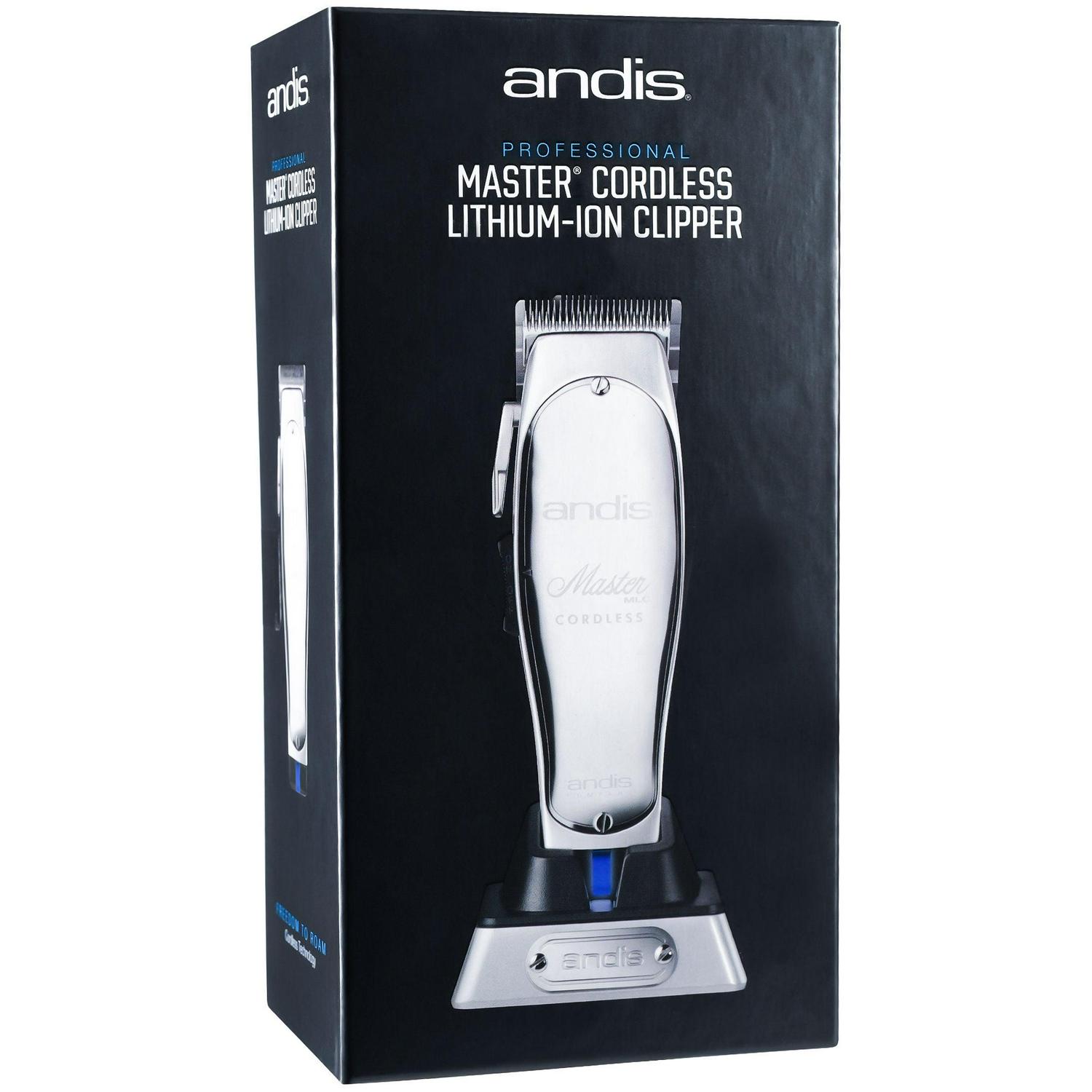 Andis MLC Cord/Cordless MASTER Clipper Lithium-Ion #12470 110-240 Volts With Bonus magnet Combs - Image 3
