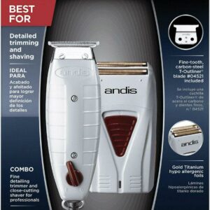 Andis Professional Finishing Combo T-Outliner Trimmer & Profoil Lithium Shaver 17195