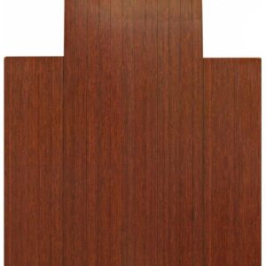 Bamboo Roll-Up Chairmat, 44" x 52", with lip
