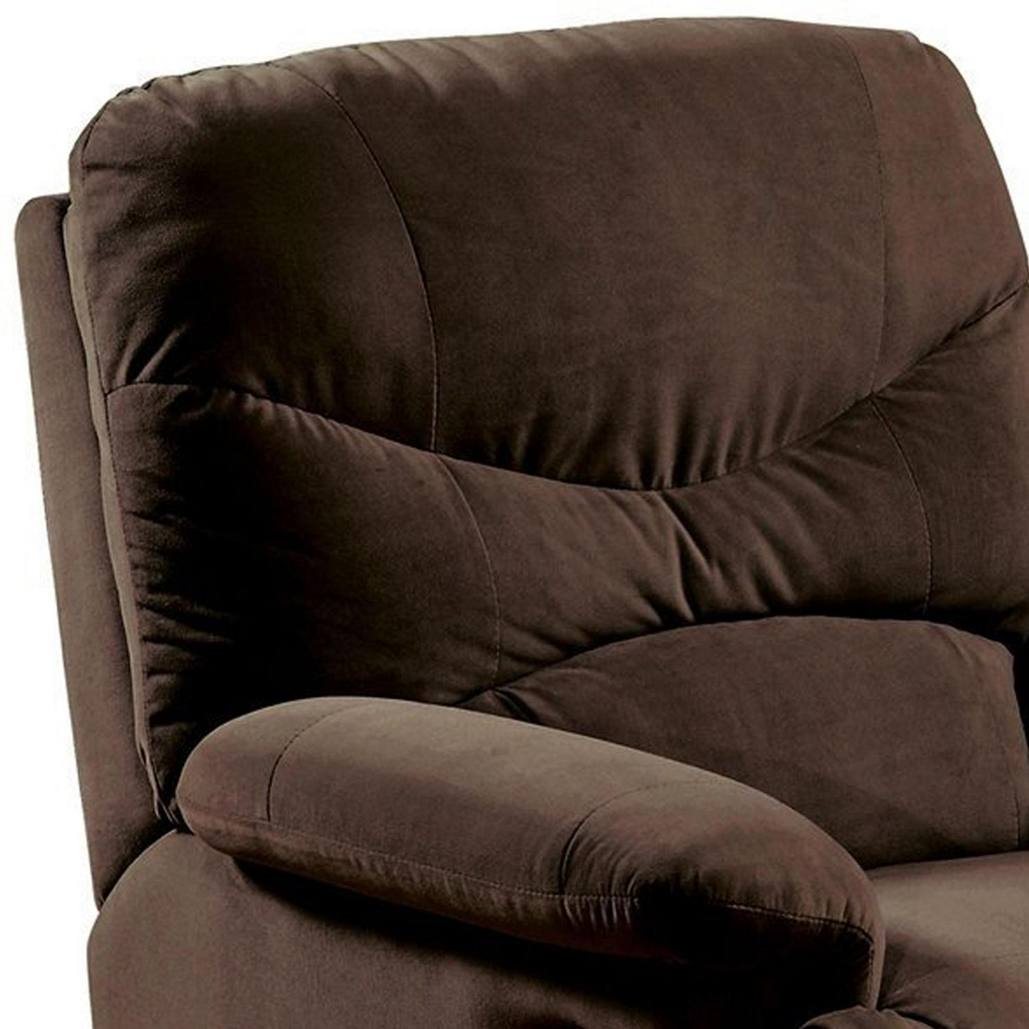 ACME Arcadia Glider Recliner in Chocolate - Image 3