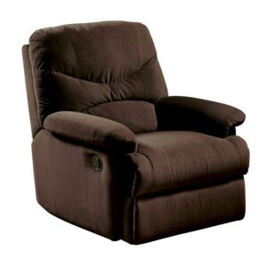 ACME Arcadia Glider Recliner in Chocolate