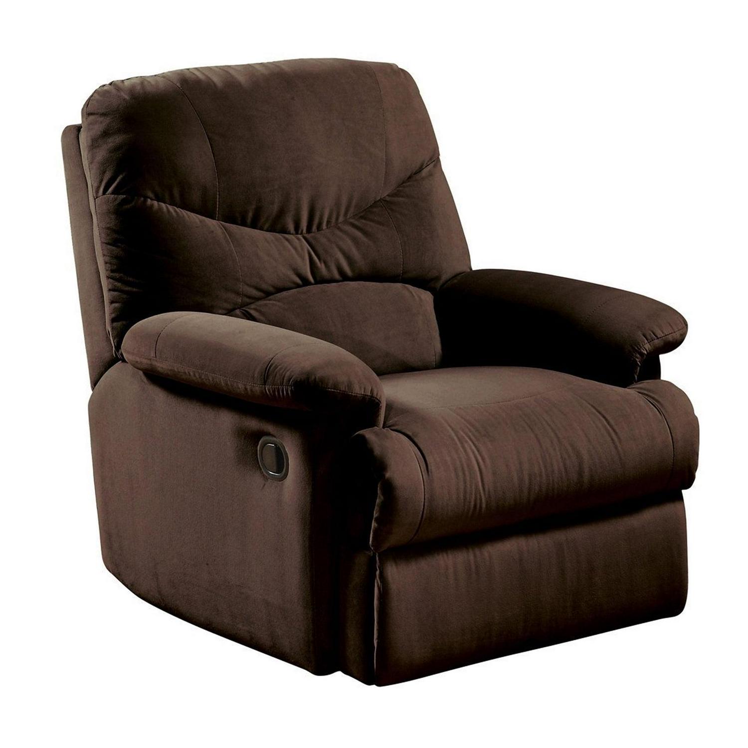 ACME Arcadia Glider Recliner in Chocolate