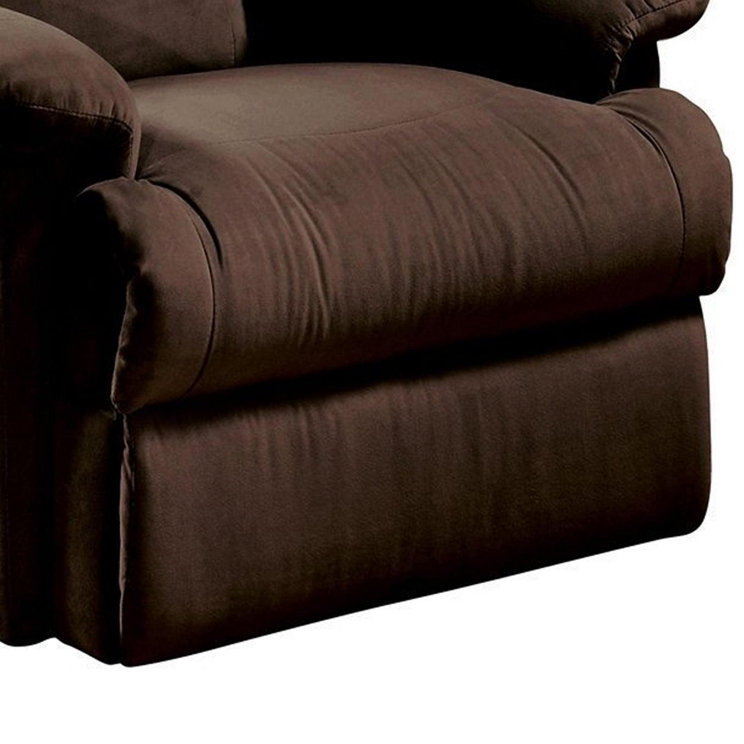 ACME Arcadia Glider Recliner in Chocolate - Image 4