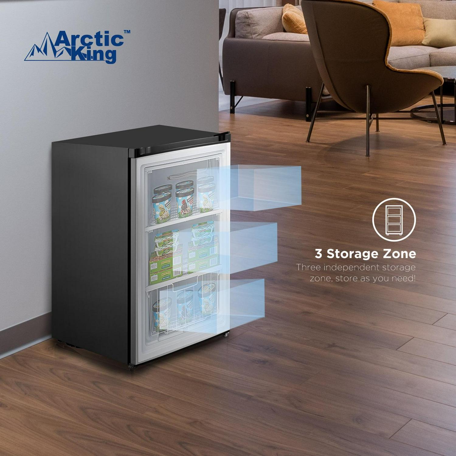 Arctic King 3.0 Cu ft Upright Freezer Stainless Steel Door, E-Star - Image 11