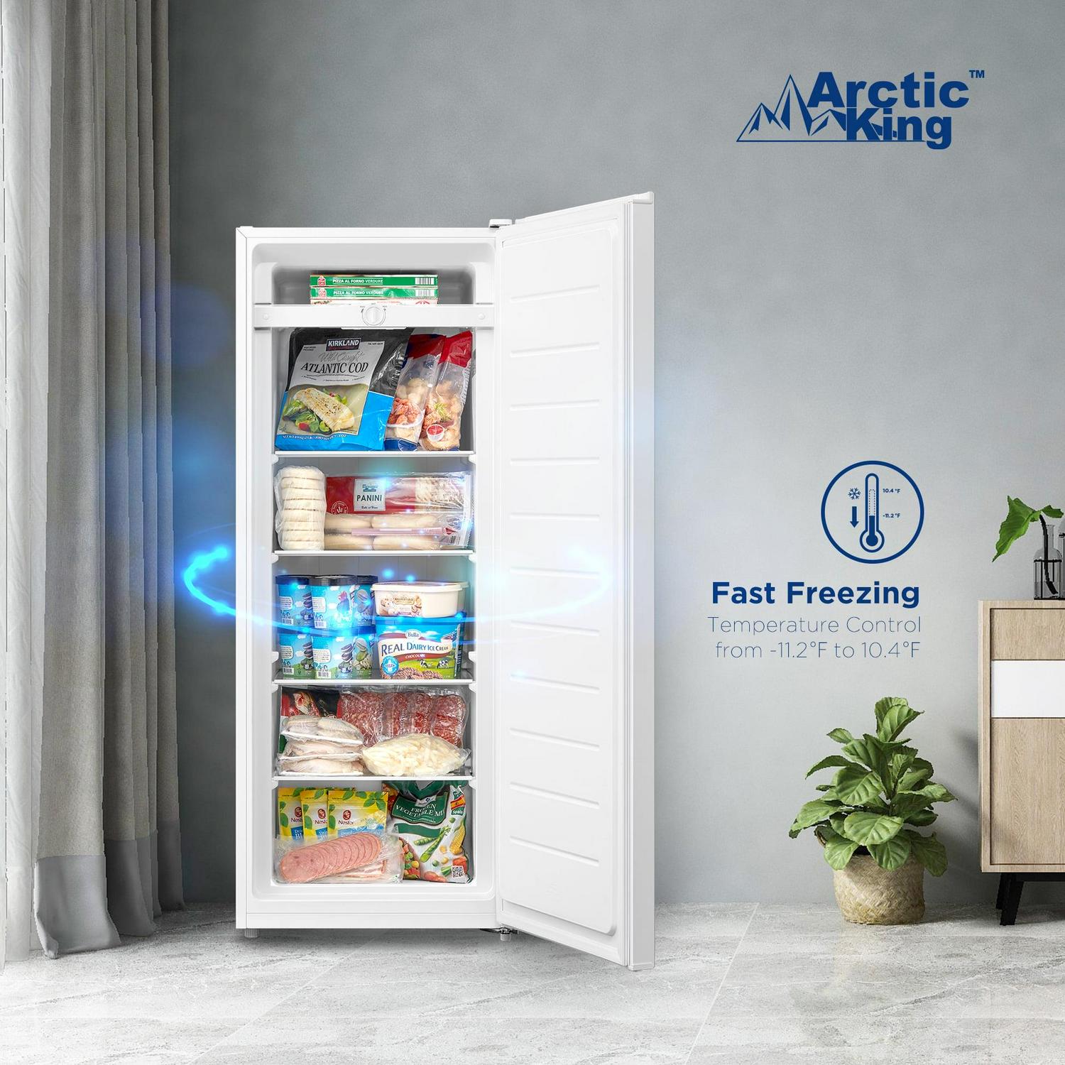 Arctic King 7.0 Cu ft Upright Freezer, White, ARU07M2AWW - Image 11